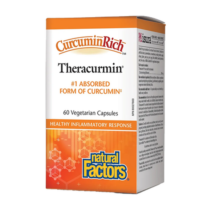 Natural Factors |  CurcuminRich Theracurmin 30mg Vegetarian Capsules