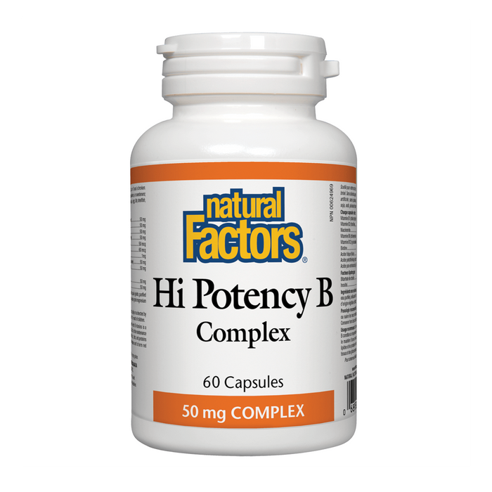Natural Factors | Hi Potency B Complex 50mg Capsules 60's