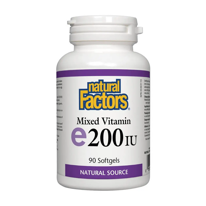 Natural Factors | Mixed Vitamin E 200IU Softgels