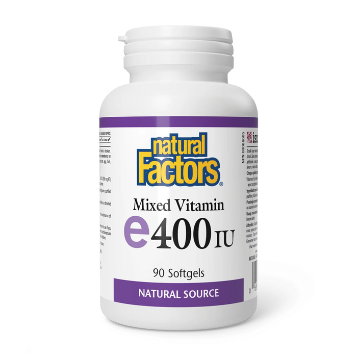 Natural Factors | Mixed Vitamin E 400IU Softgels