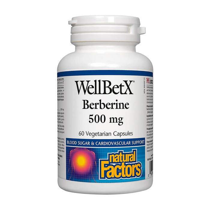 Natural Factors | WellBetX Berberine 500mg Vegetarian Capsules