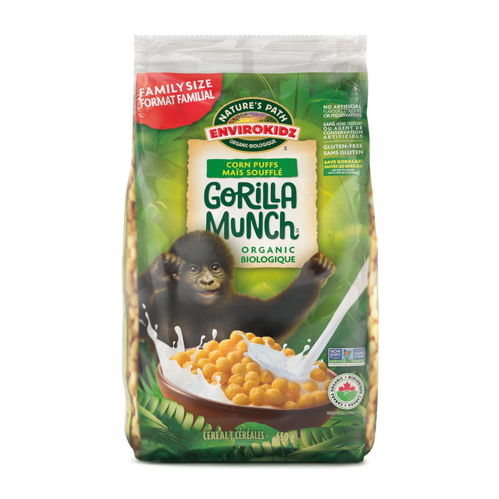 Nature's Path | Gorilla Munch Corn Puffs Eco-Pac Cereal