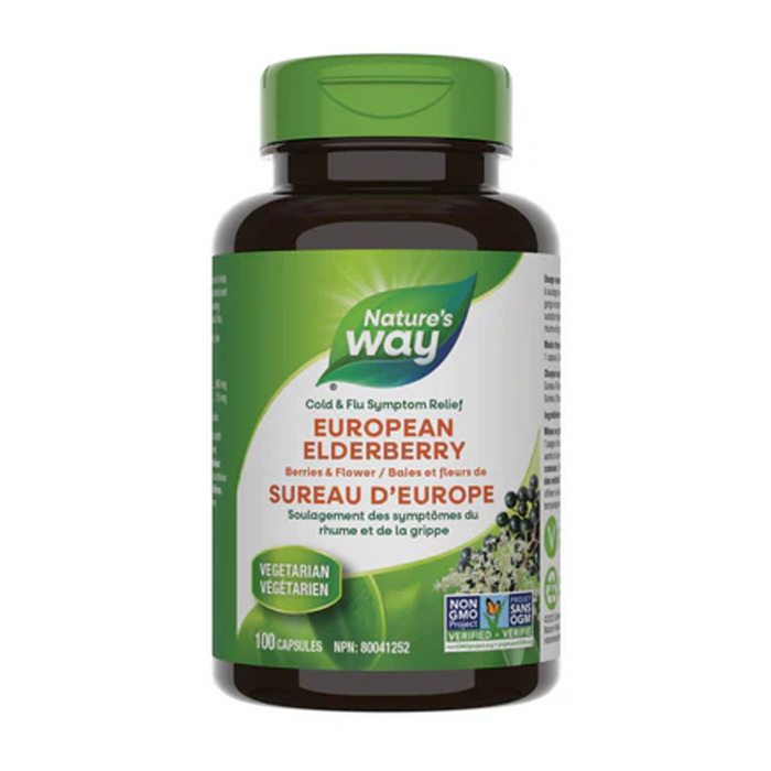 Nature's Way | European Elderberry Berries & Flowers Capsules