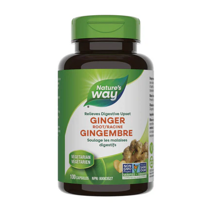 Nature's Way | Ginger Root Capsules 100's