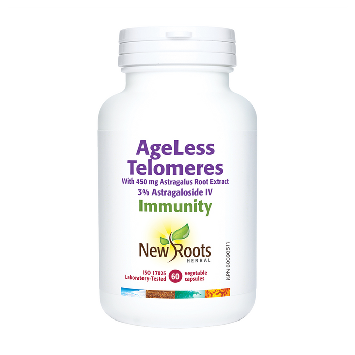 New Roots | Ageless Telomeres Veggie Caps 60's