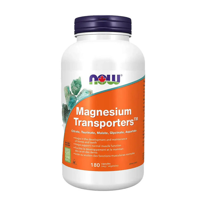 NOW | Magnesium Transporters Veggie Caps 180's