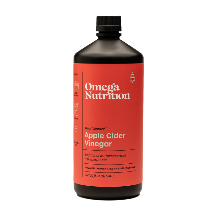 Omega Nutrition | Organic Apple Cider Vinegar With "Mother" 946ml