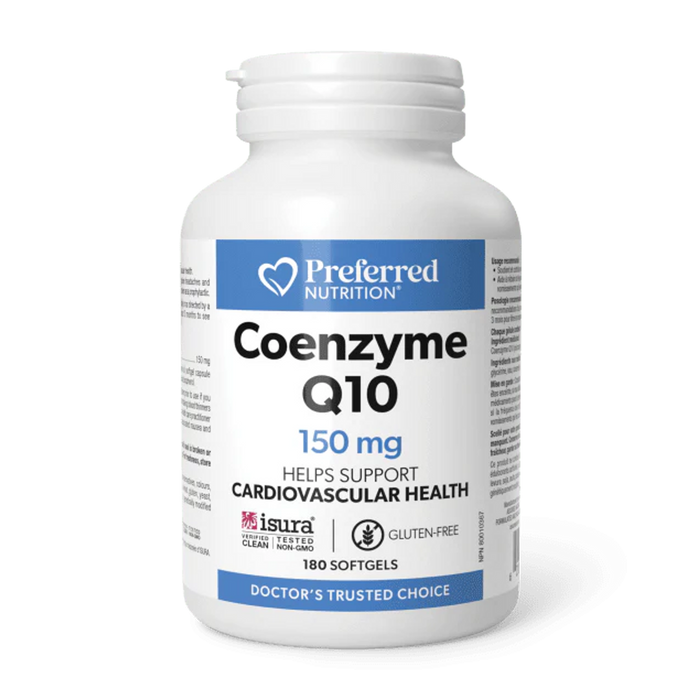 Preferred Nutrition | Coenzyme Q10 150mg Softgels