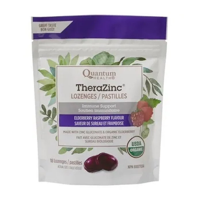 Quantum Health | Therazinc Elderberry/Raspberry Lozenges