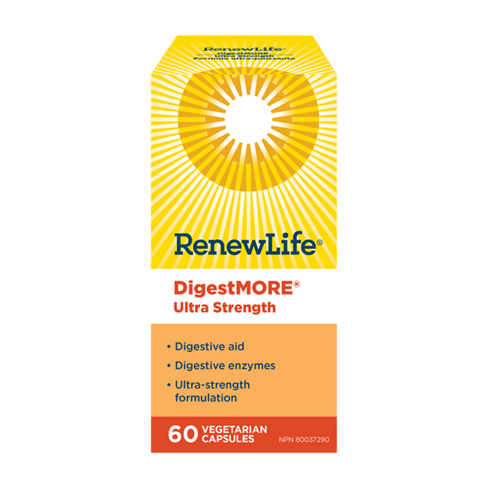 Renew Life | DigestMore Ultra Strength Vegetarian Capsules