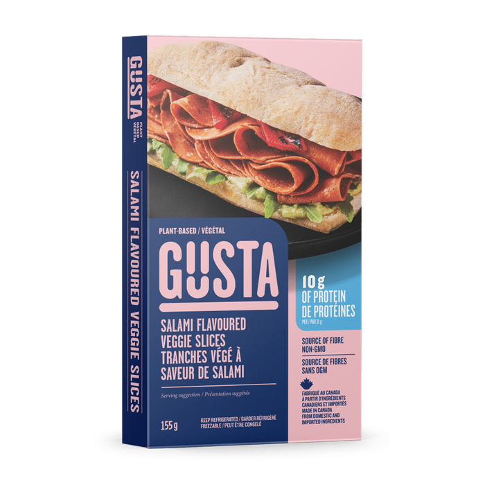 Gusta | Salami Flavoured Veggie Slices 155g