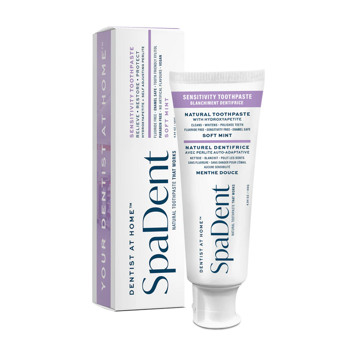 SpaDent Naturals | Sensitivity Toothpaste With Hydroxyapatite Soft Mint 156g