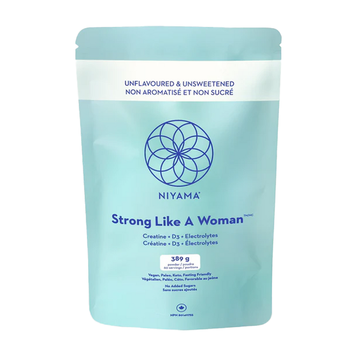 Niyama | Strong Like A Woman Creatine + D3 + Electrolytes Unflavoured Powder 389g