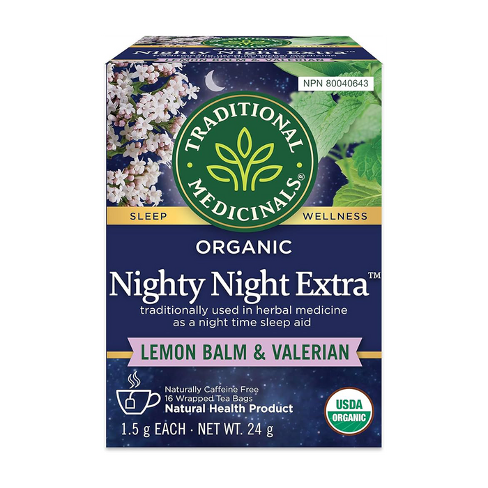 Traditional Medicinals | Valerian Nighty Night Herbal Tea 16 Bags