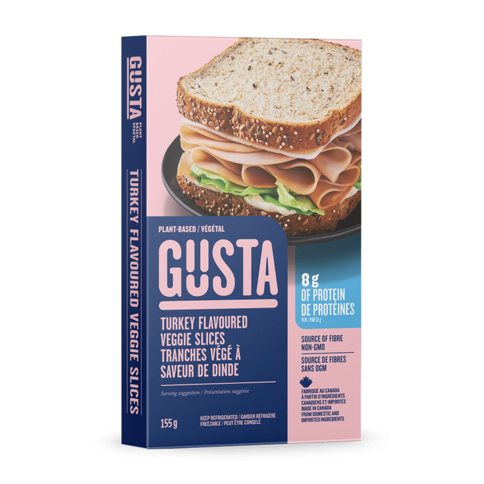 Gusta | Turkey Flavoured Veggie Slices 155g