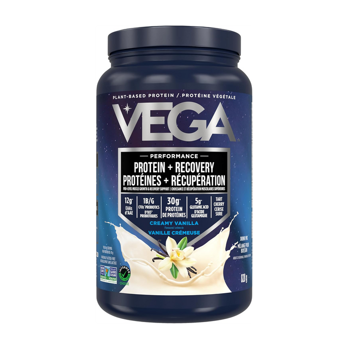 Vega Performance | Creamy Vanilla Protein+Recovery Drink Mix Powder 828g