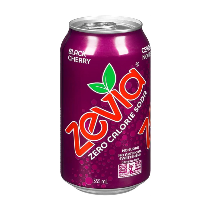 Zevia | Black Cherry Soda Can
