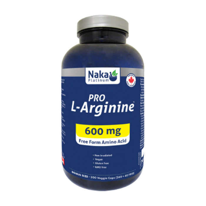 Naka Platinum | L-Arginine 600mg Vegetarian Capsules