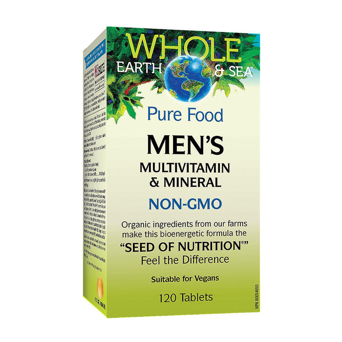 Natural Factors | Whole Earth & Sea Men's Multivitamin & Mineral Tablets