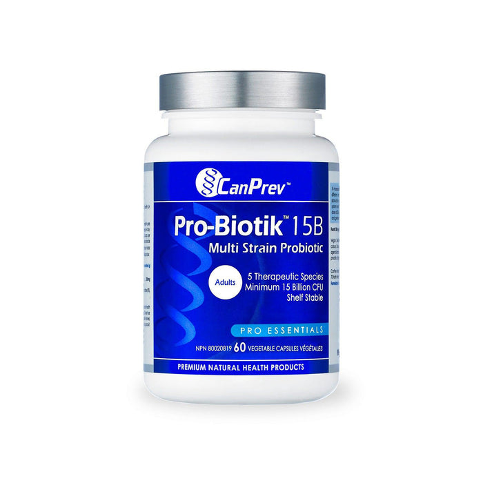 CanPrev | Pro-Biotik 15B Multi Strain Probiotic Vegetarian Capsules