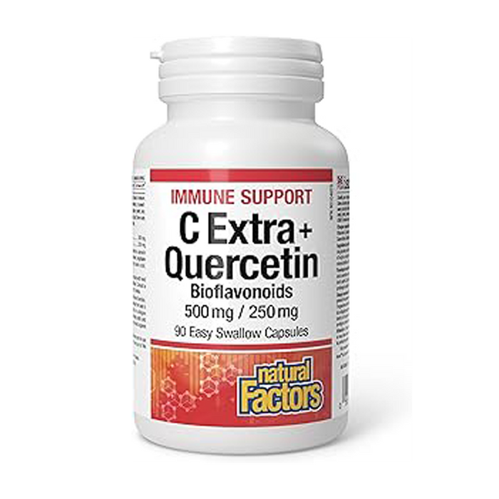 Natural Factors | C Extra+ Quercetin Bioflavonoids 500mg/250mg Capsules
