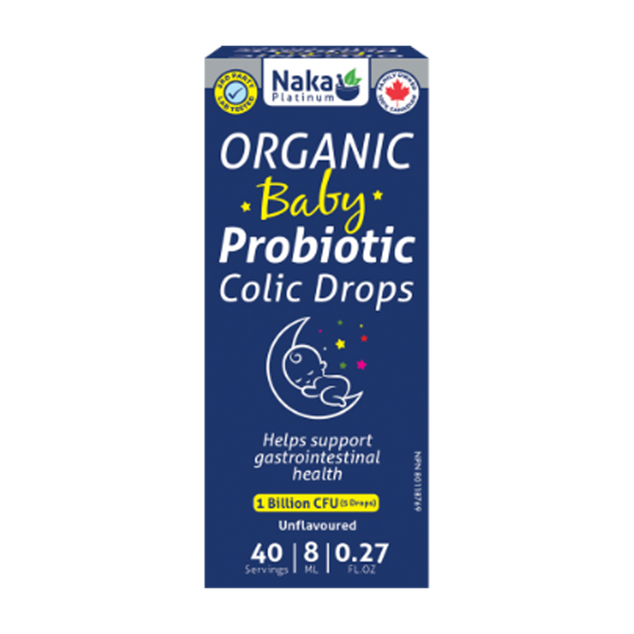 Naka Platinum | Organic Baby Probiotic Colic Drops 40-Servings