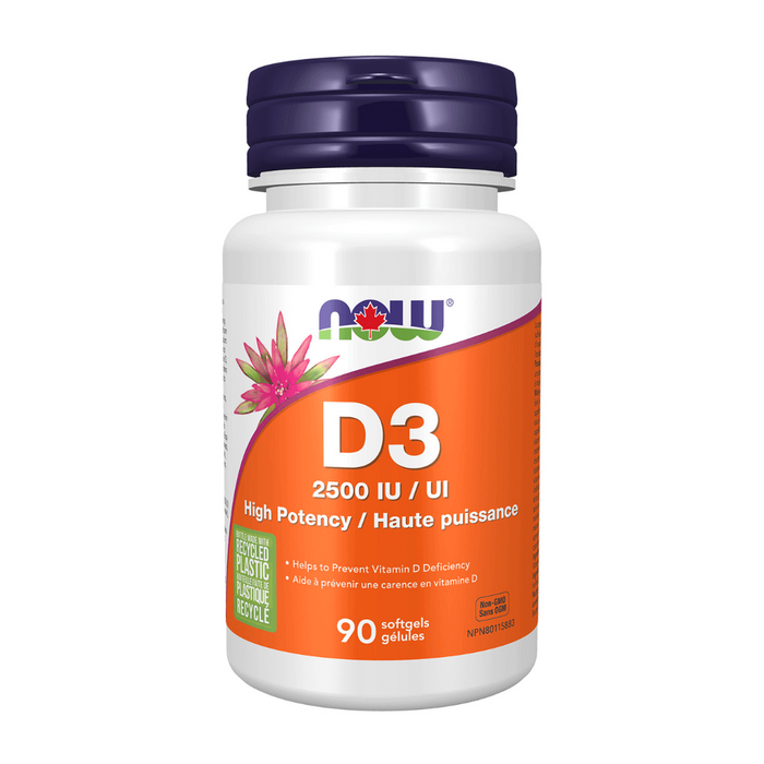 NOW | Vitamin D3 2500IU Softgels