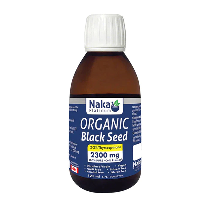 Naka Platinum | Organic Black Seed Oil 1000mg Softgels