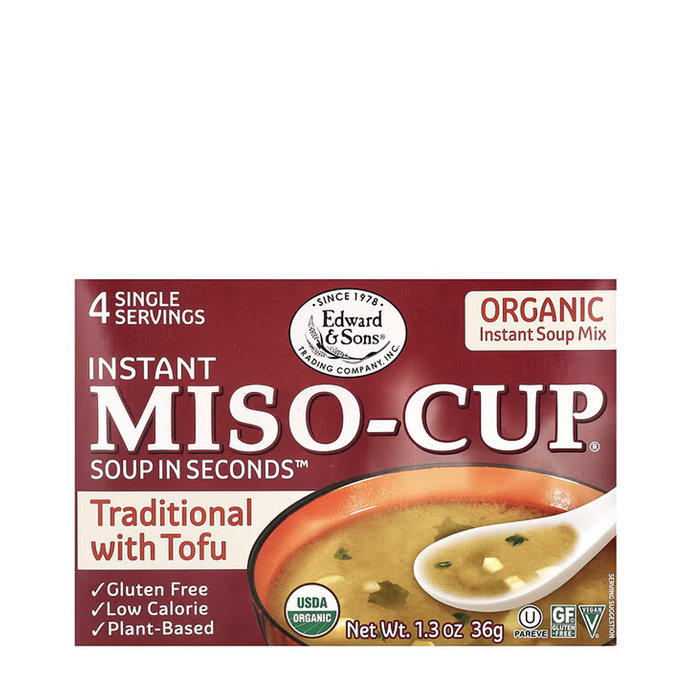 Edward & Sons | Organic Miso-Cup Traditional Soup With Miso