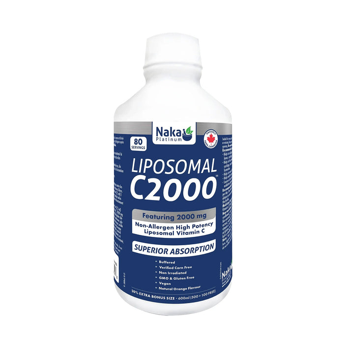 Naka Platinum | Liposomal C2000 Orange Flavour Liquid