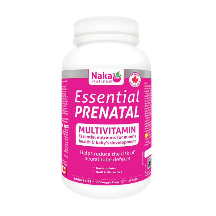 Naka Platinum | Essential Prenatal Multivitamin Vegetarian Capsules