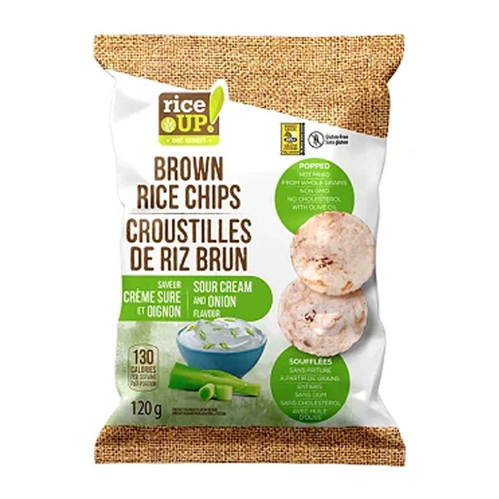 Rice Up | Sour Cream & Onion Brown Rice Chips