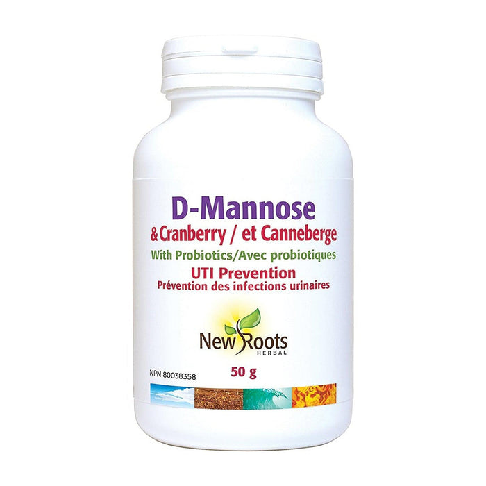 New Roots | D-Mannose & Cranberry With Probiotics UTI Prevention Powder