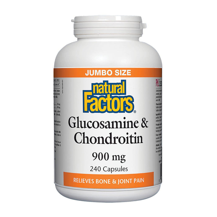 Natural Factors | Glucosamine & Chondroitin 900mg Capsules