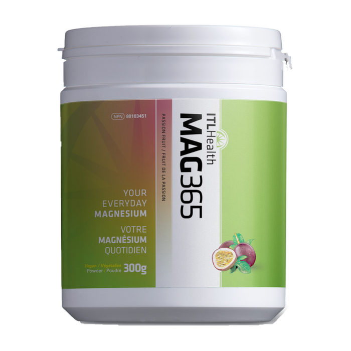 ITL Health | Mag365 Passion Fruit Flavour Magnesium Powder