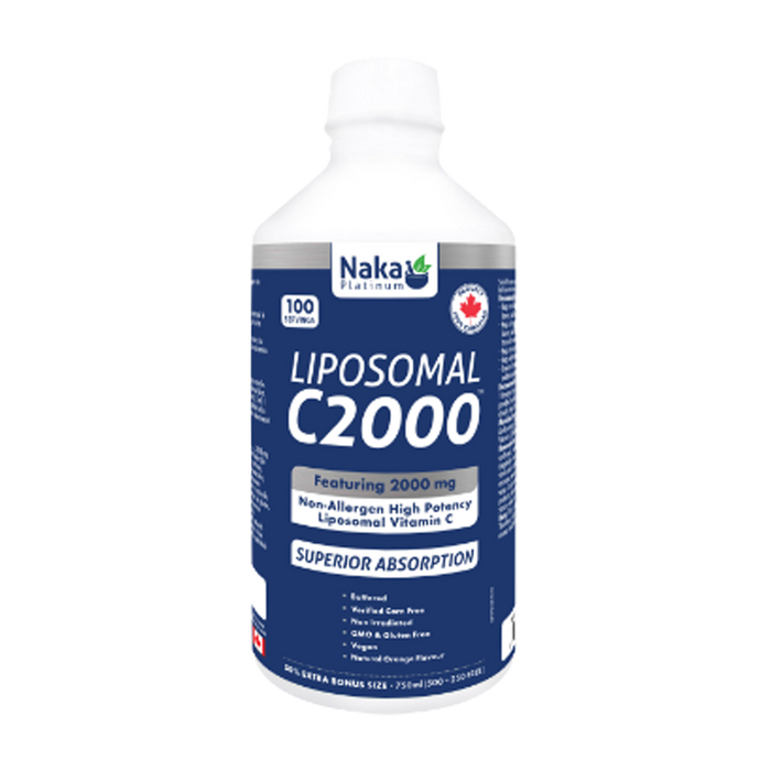 Naka Platinum | Liposomal C2000 Orange Flavour Liquid