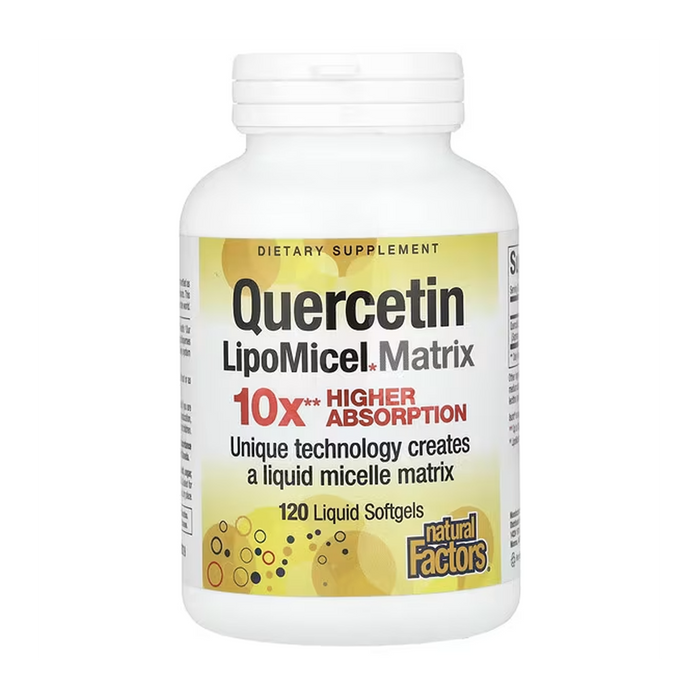 Natural Factors | Quercetin LipoMicel Matrix Liquid Softgels