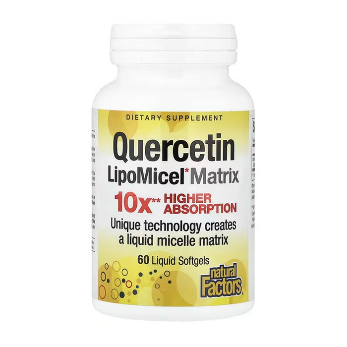 Natural Factors | Quercetin LipoMicel Matrix Liquid Softgels