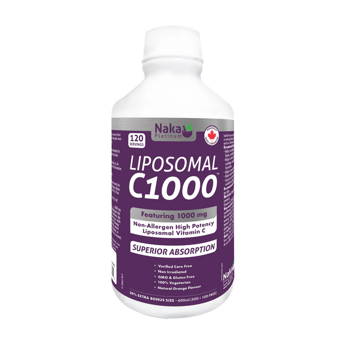 Naka Platinum | Liposomal C1000 Orange Flavour Liquid