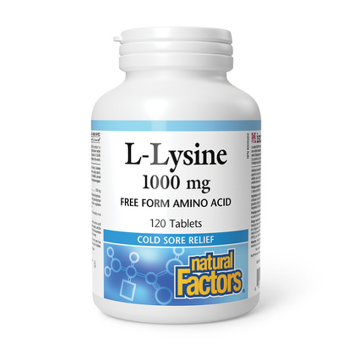 Natural Factors | L-Lysine 1000mg Tablets