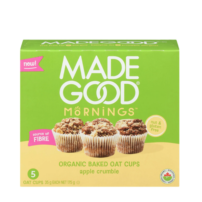 Made Good | Mornings Apple Crumble Baked Oat Cups 5x35g