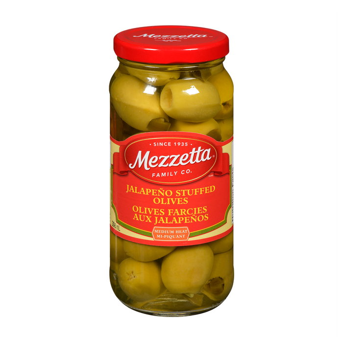 Mezzetta | Jalapeno Stuffed Olives 398ml