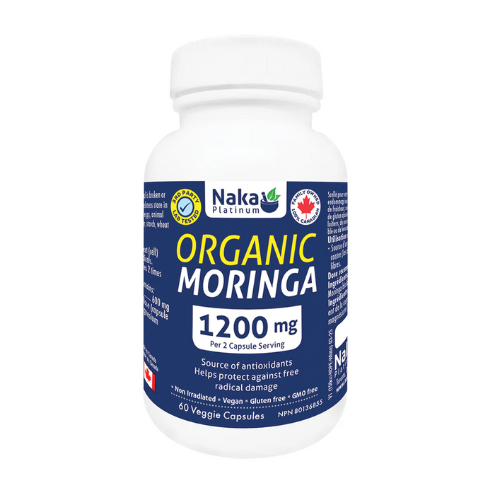 Naka Platinum | Organic Moringa Vegetarian Capsules