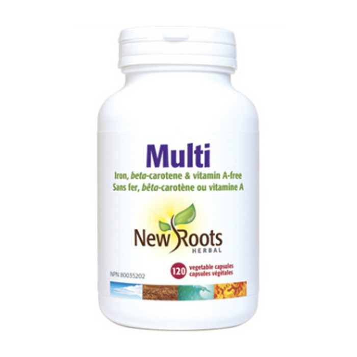 New Roots | Multi (Iron, Beta-Carotene & Vitamin A Free) Vegetarian Capsules