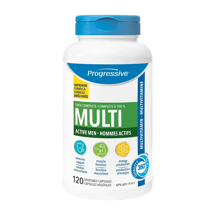 Progressive | Active Men Multivitamin Vegetarian Capsules