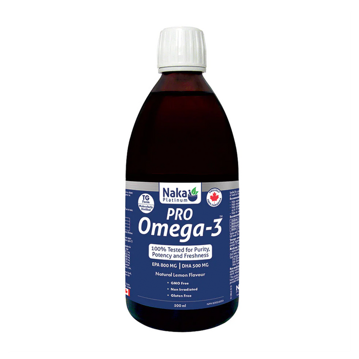 Naka Platinum | Pro Omega-3 Lemon Flavour Liquid