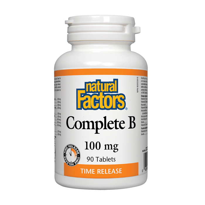 Natural Factors | Complete B 100mg Time Release Tablets