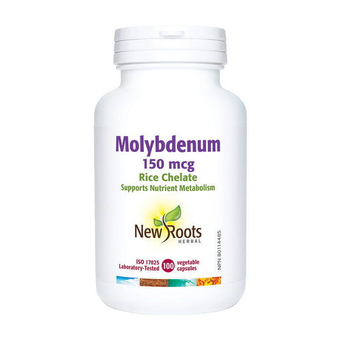 New Roots | Molybdenum Rice Chelated 150mcg Capsules 100's