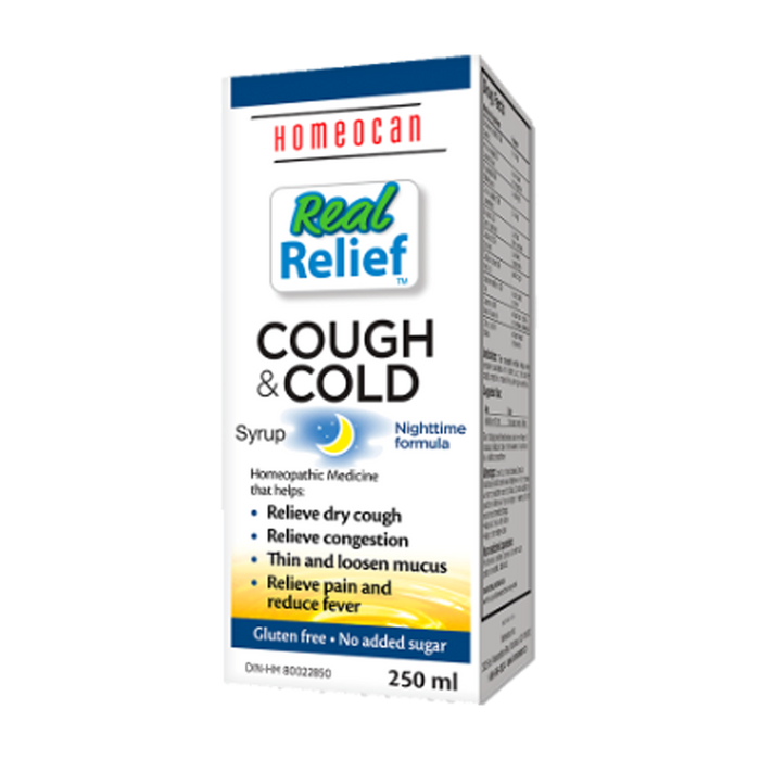 Homeocan | Real Relief Nighttime Cough & Cold Syrup