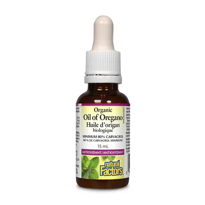 Natural Factors | Organic Oregano Oil Minimum 80% Carvacrol